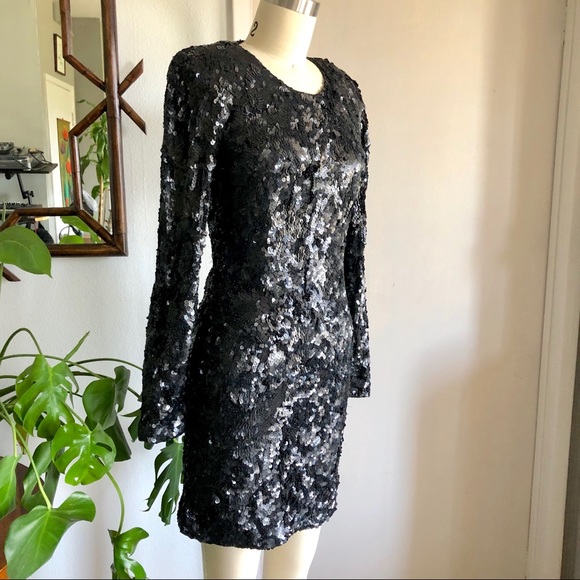 french connection black mini dress